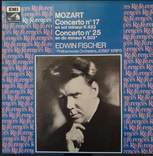 Vinyle Mozart Edwin Fischer Concerto n°17 K453 - Concerto n°25 K503 pour piano-3000 partitions, livres et vinyles d'occasion en vente sur notre site internet gastonmusicclub.fr Gaston Music Store