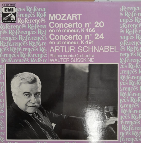 Vinyle Mozart Artur Schnabel Concertos n° 20 K466 et n° 24 K491 -3000 partitions, livres et vinyles d'occasion en vente sur notre site internet gastonmusicclub.fr Gaston Music Store