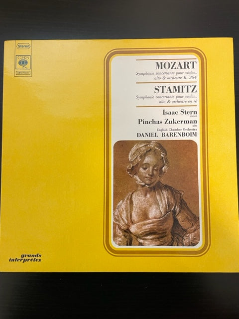 Vinyle Concerto de Mozart et Stamitz Isaac Stern et Pinchas Zuckerman