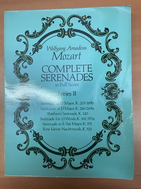 Mozart Complete Serenades, Series 2 - Full Score