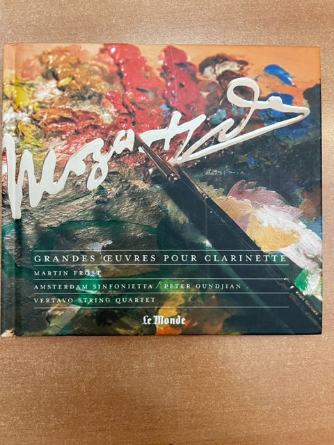 CD Mozart Grandes oeuvres pour clarinette Livret 59 pages + CD collection Le Monde N°3