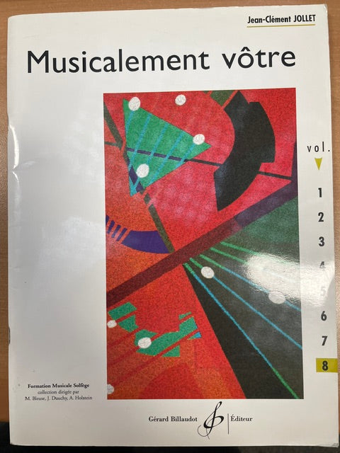 Musicalement vôtre - Volume 8 Jean Clément Jollet