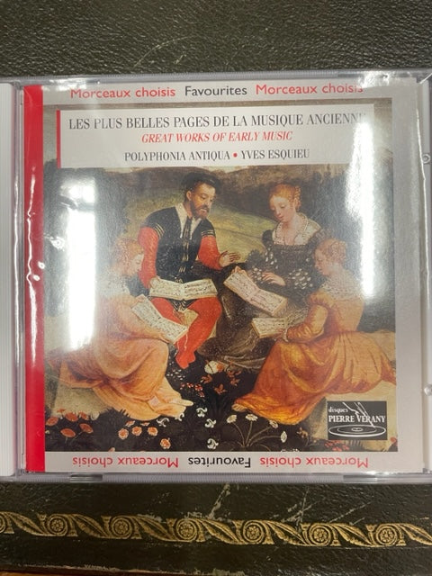 CD Polyphonia Antiqua Les plus belles pages de la musique ancienne - Morceaux choisis- 3000 partitions, livres et vinyles d'occasion  en vente sur notre site internet gastonmusicclub.fr Gaston Music Store