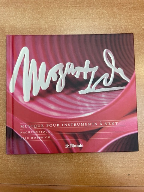 CD Mozart Musique pour instruments à vent Eric Hoeprich clarinette et direction (Livret + CD)-3000 partitions, livres et vinyles d'occasion en vente sur notre site internet gastonmusicclub.fr Gaston Music Store