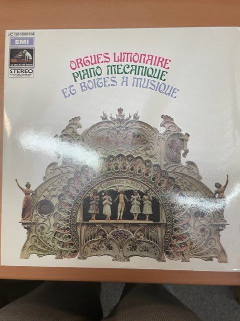 Coffret vinyles Orgue limonaire piano mécanique, boîte à musique 2 disques