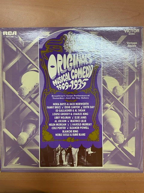 Vinyle Originals Musical comedy 1909-1935