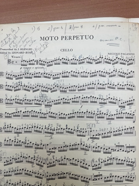 Paganini moto perpetuo partition pour violoncelle et piano-3000 partitions, livres et vinyles d'occasion  en vente sur notre site internet gastonmusicclub.fr Gaston Music Store