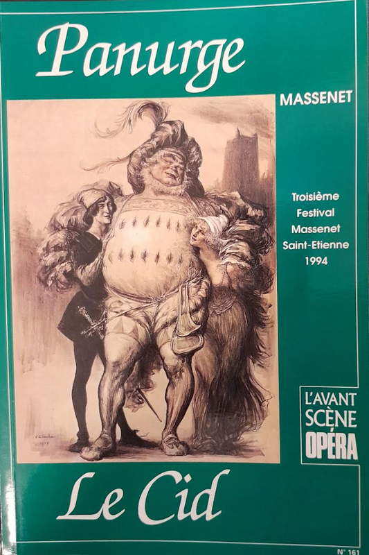 Massenet Panurge - Le Cid. Revue "Avant-scène" n°161-3000 partitions, livres et vinyles d'occasion en vente sur notre site internet gastonmusicclub.fr Gaston Music Store