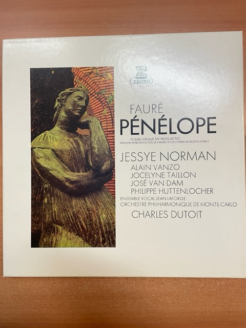 Vinyle Gabriel Fauré Pénélope, poème lyrique en 3 actes (Livret inclus)- 3000 partitions, livres et vinyles d'occasion en vente sur notre site internet gastonmusicclub.fr Gaston Music Store