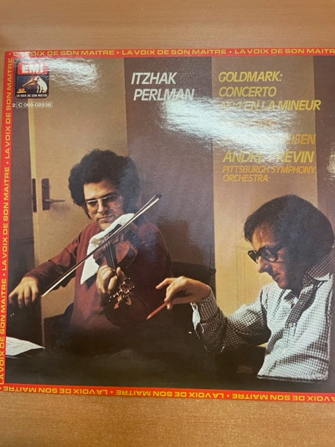 Vinyle Itzhak Perlman Goldmark Concerto en La mineur op.28 - De Sarasate Zigeunerweisen op 20- 3000 partitions, livres et vinyles d'occasion en vente sur notre site internet gastonmusicclub.fr Gaston Music Store