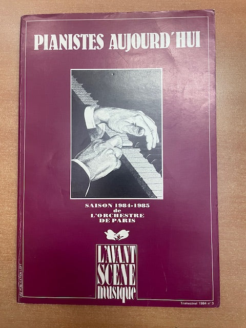 Revue Avant-scène Musique Pianistes aujourd'hui-3000 partitions, livres et vinyles d'occasion en vente sur notre site internet gastonmusicclub.fr Gaston Music Store