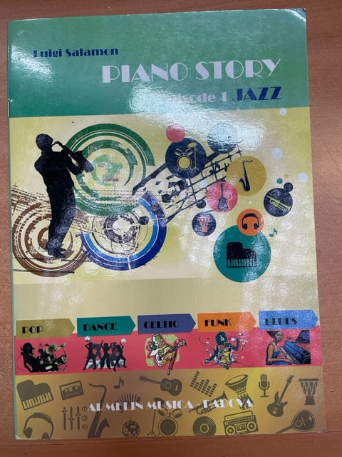 Luigi Salamon Piano story épisode 1 - Jazz- 3000 partitions, livres et vinyles d'occasion en vente sur notre site internet gastonmusicclub.fr Gaston Music Store