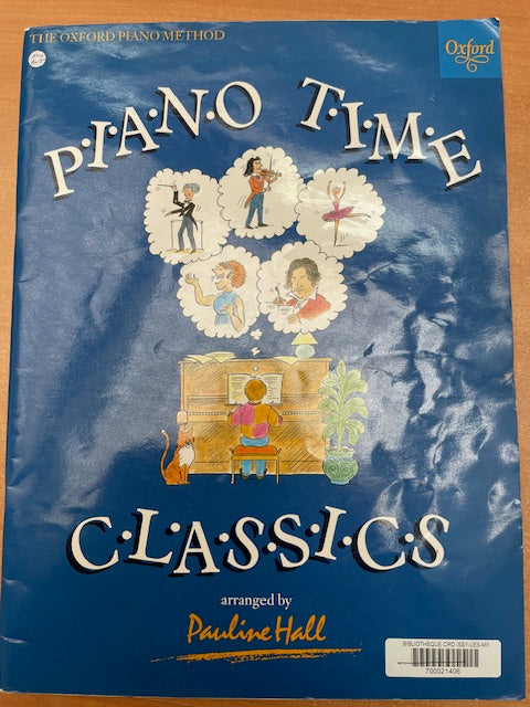 Hall Pauline Piano Time Classics-3000 partitions, livres et vinyles d'occasion en vente sur notre site internet gastonmusicclub.fr Gaston Music Store