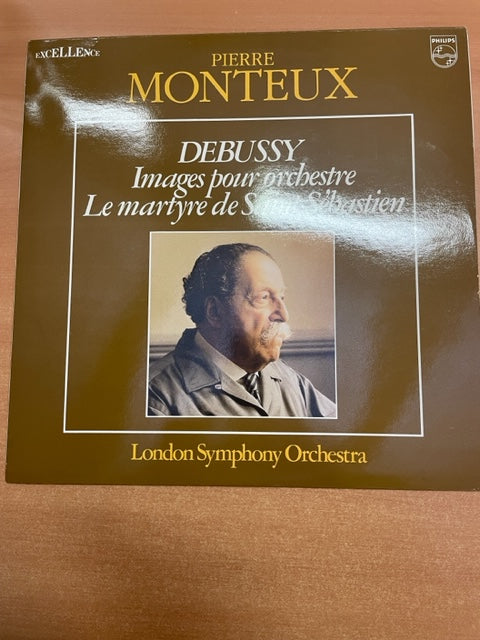 Vinyle Claude Debussy Images pour orchestre - Le Martyre de Saint Sébastien direction Pierre Monteux- 3000 partitions, livres et vinyles d'occasion en vente sur notre site internet gastonmusicclub.fr Gaston Music Store