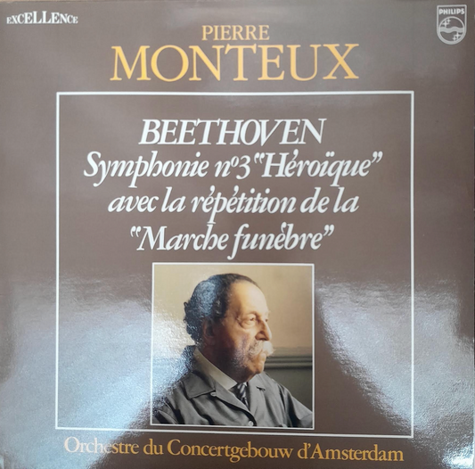 Vinyle Beethoven Pierre Monteux Symphonie n°3 "Héroïque" avec la répétition de la "Marche funèbre"-3000 partitions, livres et vinyles d'occasion en vente sur notre site internet gastonmusicclub.fr Gaston Music Store