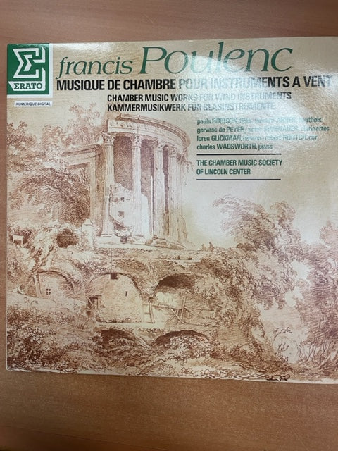 Vinyle Poulenc Francis Musique de chambre pour instruments à vent (2 disques)