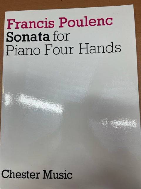 Francis Poulenc Sonata for piano four hands