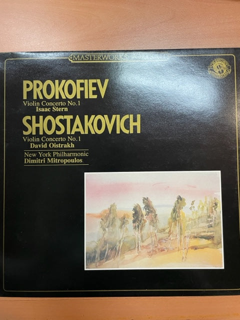 Vinyle Prokofiev et Chostakovitch Violin concertos David Oistrakh au violon