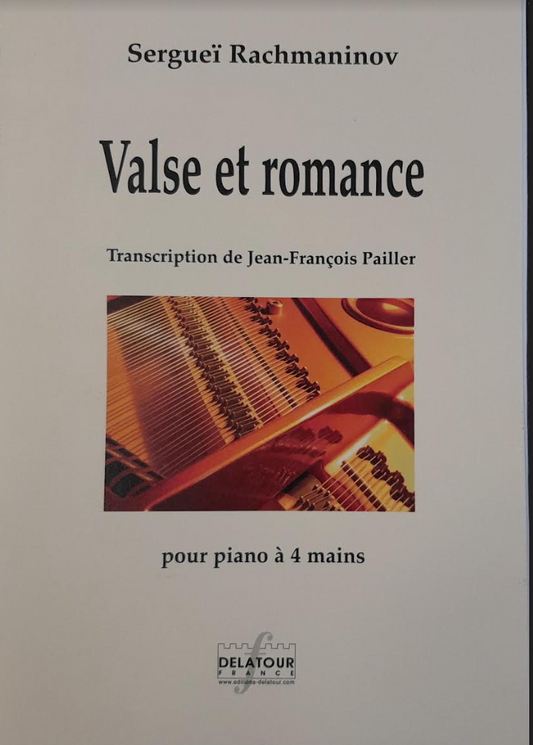 Sergueï Rachmaninov Valse et romance, transcrit pour piano 4 mains-3000 partitions, livres et vinyles d'occasion en vente sur notre site internet gastonmusicclub.fr Gaston Music Store