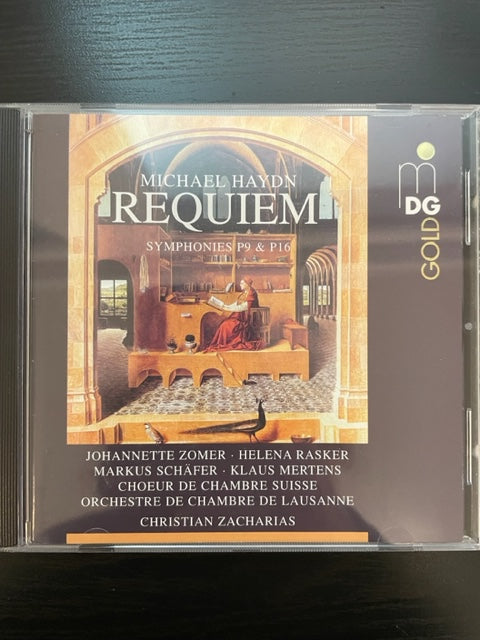 CD Joseph Haydn Requiem - Symphonies P9 ET P16 direction Christian Zacharias-3000 partitions, livres et vinyles d'occasion en vente sur notre site internet gastonmusicclub.fr Gaston Music Store