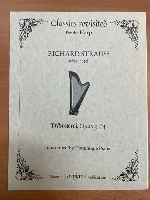 Richard Strauss Träumerei opus 9 n° 4 partition pour harpe-3000 partitions, livres et vinyles d'occasion en vente sur notre site internet gastonmusicclub.fr Gaston Music Store