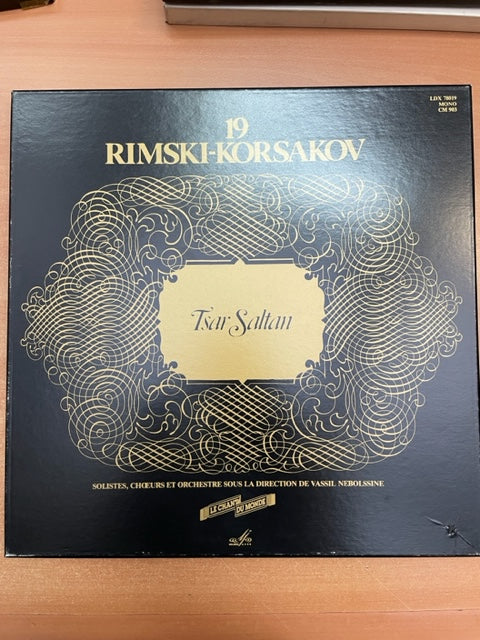 Vinyle coffret 3 LP Rimsky-Korsakov Tsar Saltan, opéra en 4 actes et 1 prologue- 3000 partitions, livres et vinyles d'occasion  en vente sur notre site internet gastonmusicclub.fr Gaston Music Store