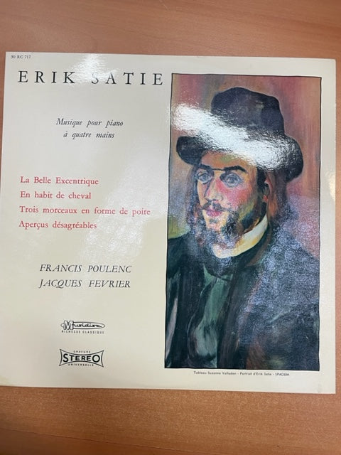 Vinyle Erik Satie Musique pour piano à 4 mains