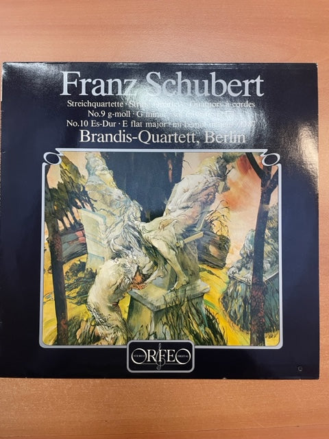 Vinyle Franz Schubert Quatuors à cordes n°9 en sol mineur D173 et n°10 en mi bémol majeur D 87