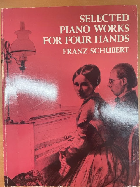 Franz Schubert Selected piano works for four hands- 3000 partitions, livres et vinyles d'occasion  en vente sur notre site internet gastonmusicclub.fr Gaston Music Store