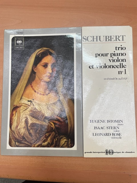 Vinyle Franz Schubert Trio pour piano, violon et violoncelle