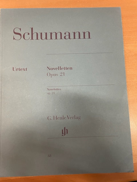 Robert Schumann Novelleten opus 21 pour piano