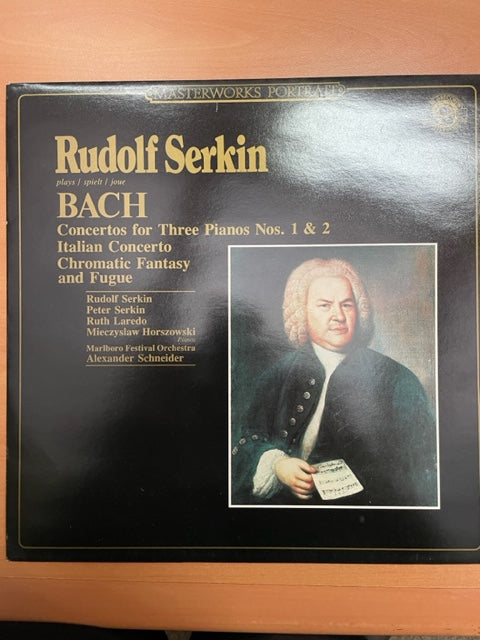 Vinyle Rudolf Serkin concertos pour piano de J.S Bach