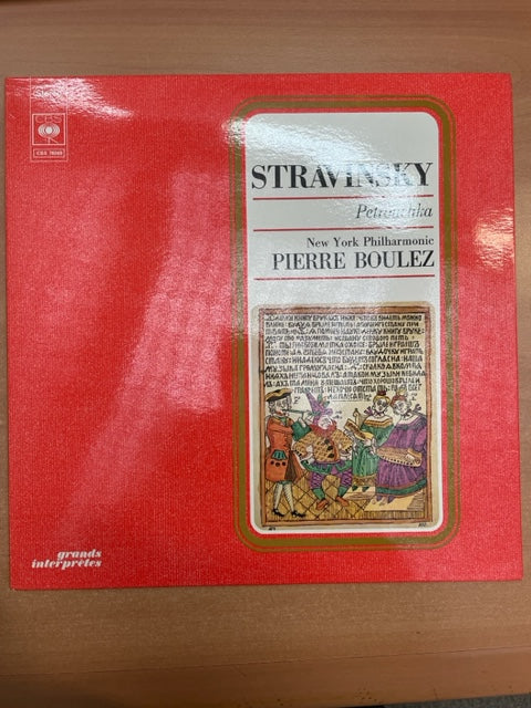 Vinyle Igor Stravinsky Petrouchka version originale 1911 Pierre Boulez