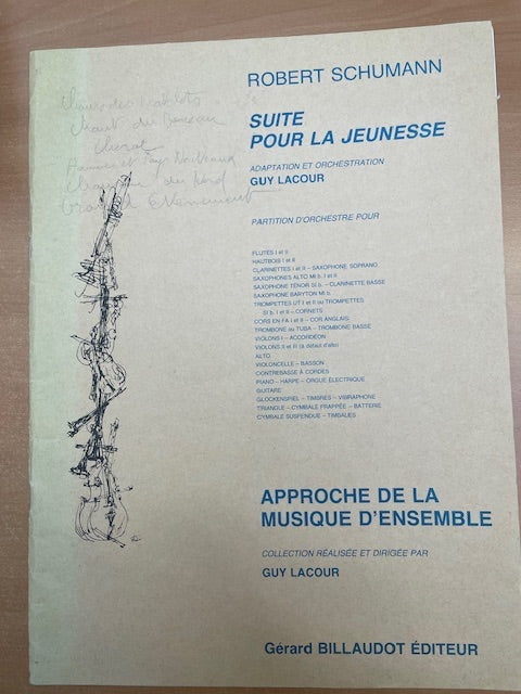 Robert Schumann Suite pour la jeunesse conducteur - Réduction pour piano solo-3000 partitions, livres et vinyles d'occasion en vente sur notre site internet gastonmusicclub.fr Gaston Music Store