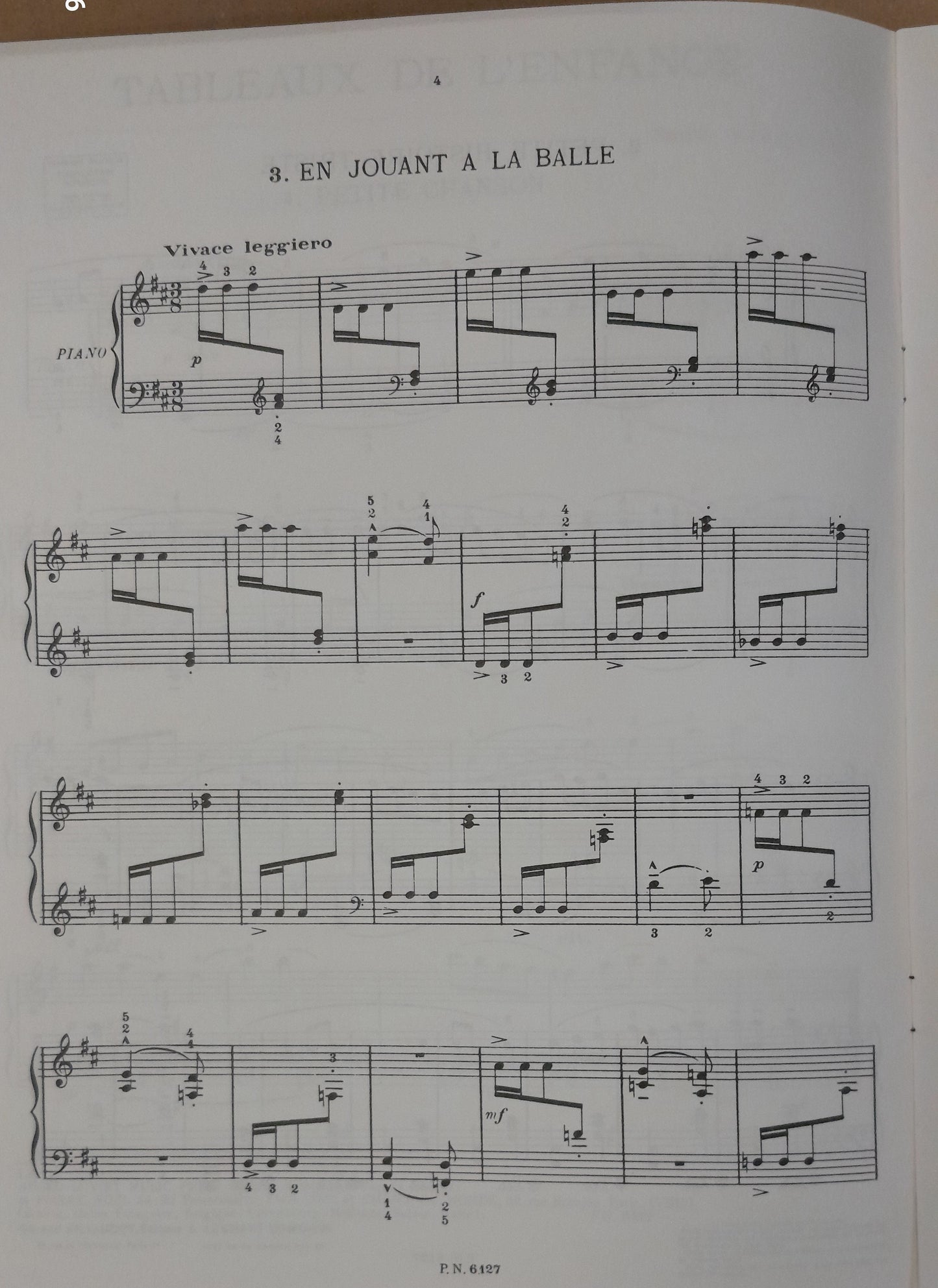 Tableaux de l'enfance - 15 pièces de moyenne difficulté pour piano Dimitri Kabalevski