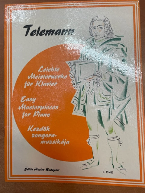 Telemann Easy masterpieces for piano