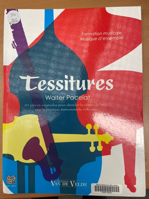 Tessitures - Walter Pacelat formation musicale d'ensemble