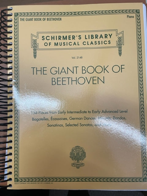 Beethoven The giant book of Beethoven pour piano- 3000 partitions, livres et vinyles d'occasion  en vente sur notre site internet gastonmusicclub.fr Gaston Music Store