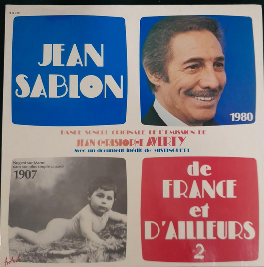 Vinyle Jean Sablon B.O. originale de l'émission de Jean-Christophe Averty