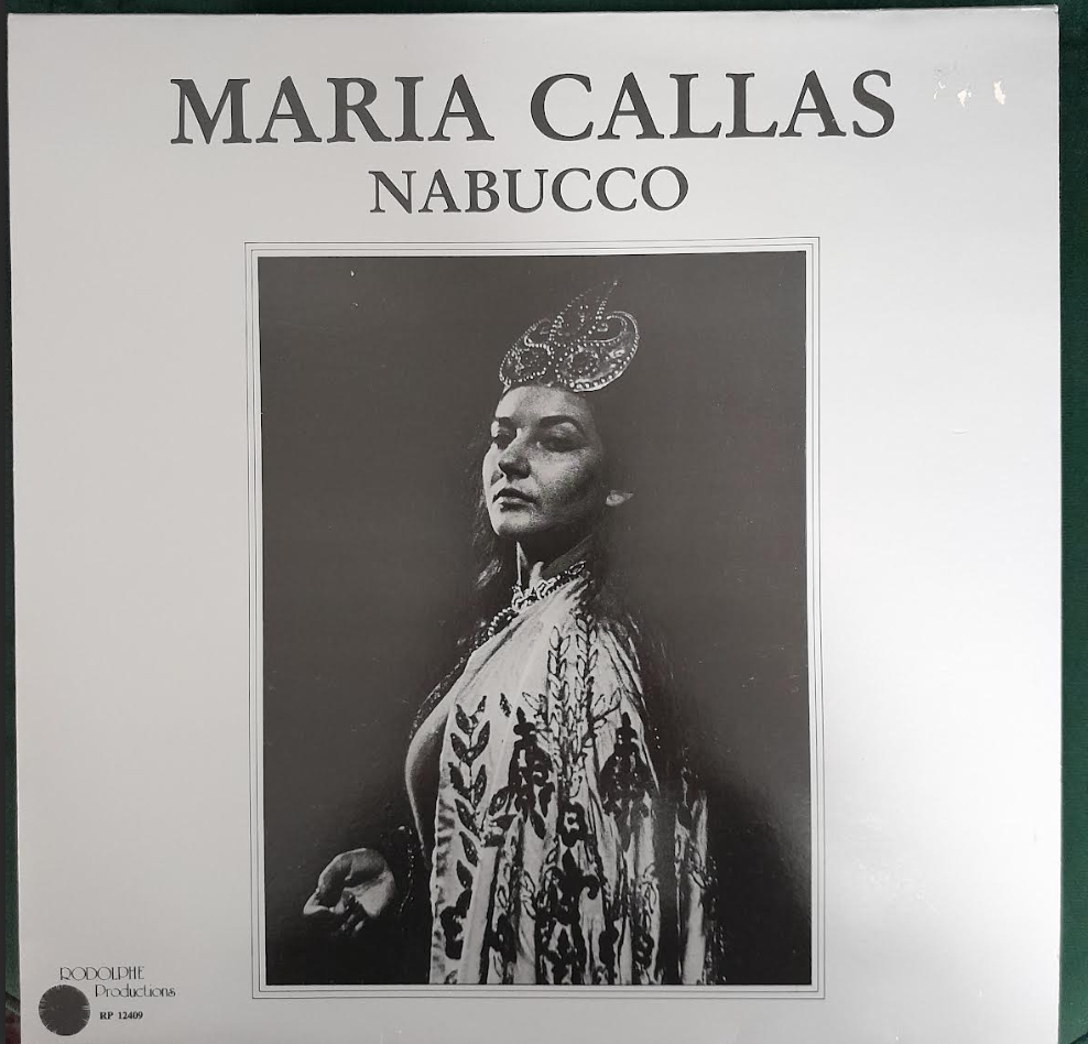 Vinyle Verdi Maria Callas Nabucco
