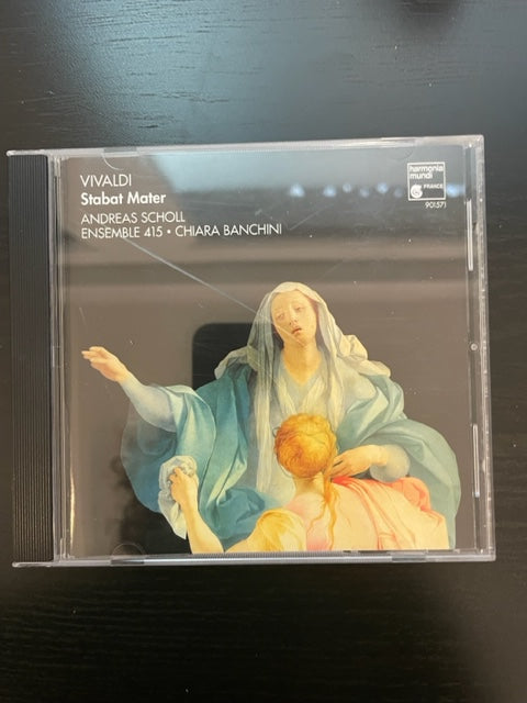 CD Antonio Vivaldi Stabat Mater - Nisi Dominus - Concerto in G minor James Bowman-3000 partitions, livres et vinyles d'occasion en vente sur notre site internet gastonmusicclub.fr Gaston Music Store