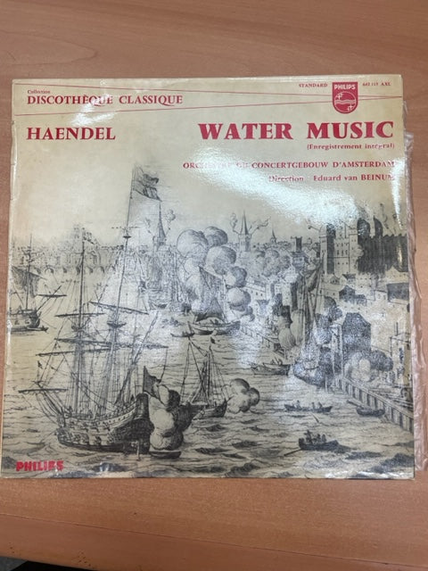 Vinyle Haendel Water Music Orchestre du Concertgebouw d'Amsterdam