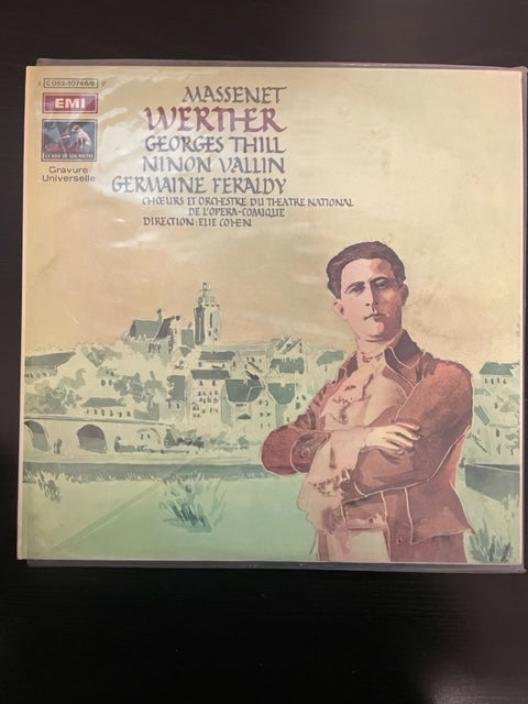 Vinyle Jules Massenet Werther (coffret 2 disques) direction Elie Cohen