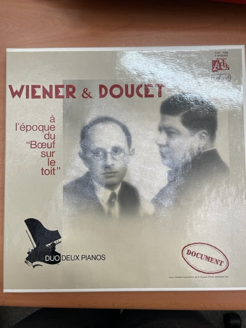 Vinyle Jean Wiener A l'époque du "Boeuf sur le toit" - Duo 2 pianos Wiener et Doucet-3000 partitions, livres et vinyles d'occasion  en vente sur notre site internet gastonmusicclub.fr Gaston Music Store