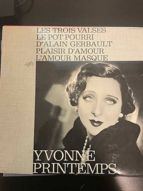 Vinyle Yvonne Printemps chante Les trois valses-3000 partitions, livres et vinyles d'occasion en vente sur notre site internet gastonmusicclub.fr Gaston Music Store