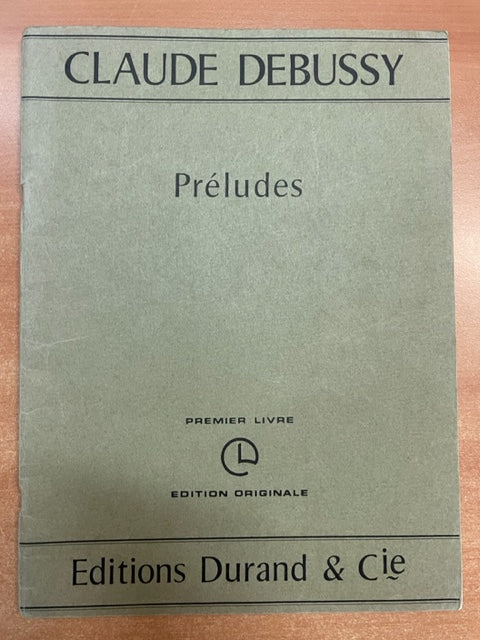 Claude Debussy Préludes 1er livre (édition originale) partition piano