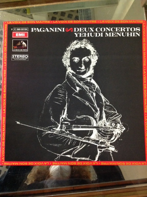 Vinyle Paganini 2 concertos - Yehudi Menuhin, violon- 3000 partitions, livres et vinyles d'occasion  en vente sur notre site internet gastonmusicclub.fr Gaston Music Store