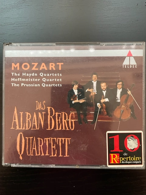 4 CD Mozart Les derniers quatuors à cordes n° 14 - 23 Alban Berg Quartett