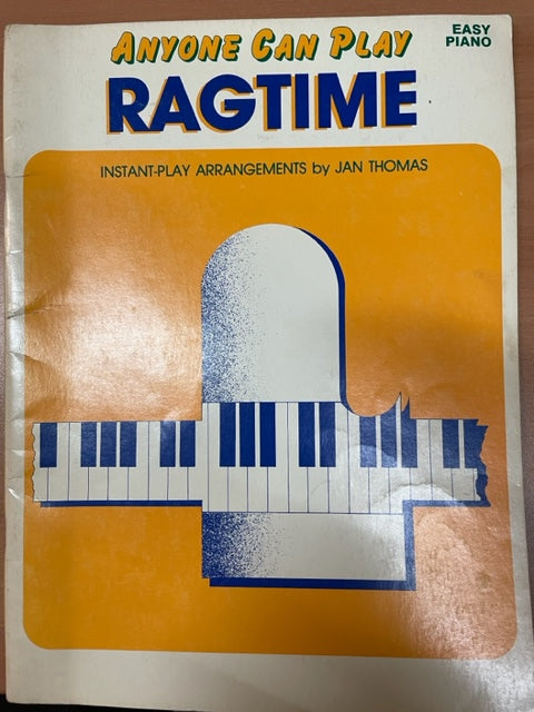 Jan Thomas Anyone can play Ragtime easy piano partition piano