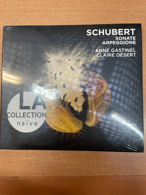 CD Schubert Sonate Arpeggione Anne Gastinel au violoncelle, Claire Désert au piano